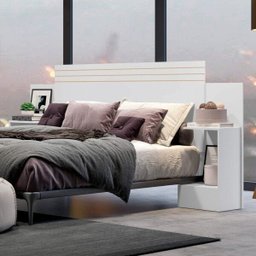 Cabeceira Casal e Queen 2 Mesas de Apoio Londres Leifer - 1