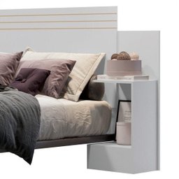 Cabeceira Casal e Queen 2 Mesas de Apoio Londres Leifer - 5