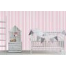 Papel Contact Estampado 3m x 45cm - Listrado Rosa - 2