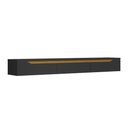 Ver imagem 6 de Rack Suspenso Uno p/ Tvs até 65 Polegadas 180cm 3 Portas Preto/Cedro - Olivar Móveis