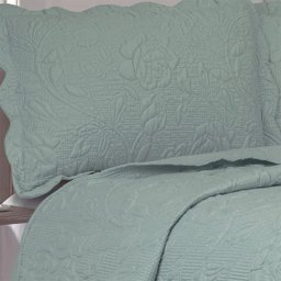 Colcha Matelassê - Ilusion Garden 3D - Queen Size - com Porta Travesseiro - Piscina - Camesa - 2