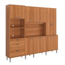 Ver imagem 5 de Armário de Cozinha Completo Grande 12 Portas Kit de Cozinha Pulse 2.6 Lukaliam:jequitiba