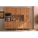 Ver imagem 4 de Armário de Cozinha Completo Grande 12 Portas Kit de Cozinha Pulse 2.6 Lukaliam:jequitiba