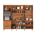 Ver imagem 3 de Armário de Cozinha Completo Grande 12 Portas Kit de Cozinha Pulse 2.6 Lukaliam:jequitiba
