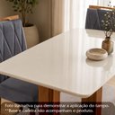 Ver imagem 2 de Tampo Malaga sem Porta sem Gaveta em MDF com Vidro 3mm 80cm Off White