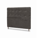 Ver imagem 5 de Cabeceira para Cama Casal King Estofada Iza Vilajo – 1,93 m – Suede Crush Cacau