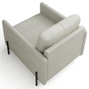 Ver imagem 4 de Poltrona Decorativa para Sala Living Pés Industrial Domani L06 Veludo Gelo - Lyam Decor