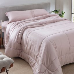Edredom Queen Kacyumara 300 Fios Percal 100% Algodão Satinee Rose Parisi - 2