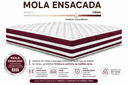 Ver imagem 3 de Kit Cama Box Baú Casal 138x188 cm + Colchão Molas Ensacada Casal 24 cm Vinho Suede