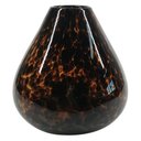 Ver imagem 1 de Vaso De Vidro Marrom E Preto M