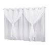 Cortina Blackout com Voil Branco 4,20x2,50M - 4