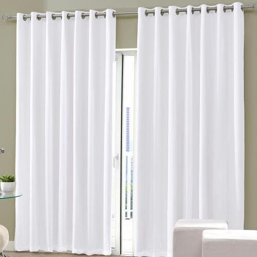 Cortina Blackout com Voil Branco 4,20x2,50M - 2
