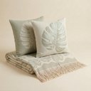 Ver imagem 3 de Kit Manta e Almofadas Decorativas para Sofá Chade Verde Relva - Nexta Casa