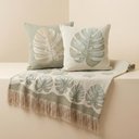 Ver imagem 2 de Kit Manta e Almofadas Decorativas para Sofá Chade Verde Relva - Nexta Casa