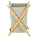 Ver imagem 2 de Cesto Tramontina Multiuso 42 Litros Bege com Estrutura em Madeira Maciça e Tecido de Algodão