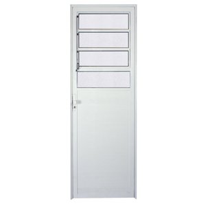 Porta Lambril de Alumínio Branco Basculante CMC Classic - Lado Direito - 2.10 (A) x 0.90 (L)