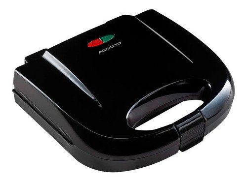 Sanducheira Agratto Black Piano Sa-02 750w 220v Cor Preto:220v/preto