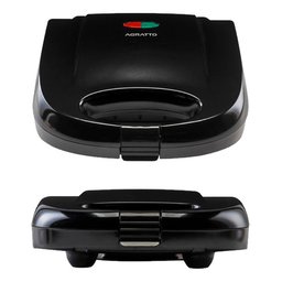 Sanducheira Agratto Black Piano Sa-02 750w 220v Cor Preto:220v/preto - 2