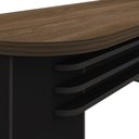 Ver imagem 6 de Mesa para Escritório 4 Gavetas Lado Direito 180cm Tamburato Executiva A06 Marrom/Preto - Mpozenato