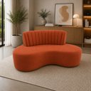 Ver imagem 1 de Namoradeira Mavie 160cm 2 Lugares Bouclê Design Orgânico