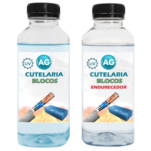 Resina Epóxi para Cutelaria Blocos AG Resinas ag 1KG