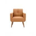 Ver imagem 7 de Kit Poltrona Decorativa Sala + Puff Havana Matrix Mostarda