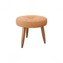 Ver imagem 2 de Kit Poltrona Decorativa Sala + Puff Havana Matrix Mostarda