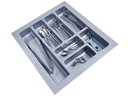 Ver imagem 1 de Organizador de Gavetas e Talher Cinza até 47x54cm Og-56