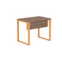 Ver imagem 3 de Escrivaninha X X P25 90cm Industrial Walnut E Laranja Picasso