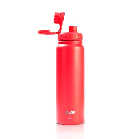 Garrafa Térmica Gaw Sport 800 Ml Original - Vermelho