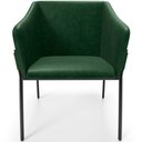 Ver imagem 3 de Kit 6 Cadeiras para Sala de Jantar Estar Living Olívia L02 Couríssimo Verde - Lyam Decor