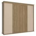 Ver imagem 1 de Guarda Roupa Casal 4 Portas de Correr com 4 Gavetas N565 Kappesberg