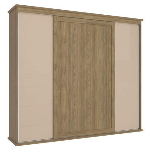 Guarda Roupa Casal 4 Portas de Correr com 4 Gavetas N565 Kappesberg