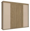 Ver imagem 1 de Guarda Roupa Casal 4 Portas de Correr com 4 Gavetas N565 Kappesberg
