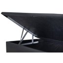 Ver imagem 2 de Cama Box Baú Queen Universal Courano Black (158x198x35) - Ortobom