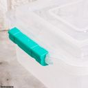 Ver imagem 7 de Kit 3 Caixas Organizadoras Multiuso Transparente Alta 2,5l