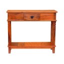 Ver imagem 3 de Aparador Tradicional Madeira Maciça 100cm 1 Gaveta Natural