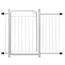 Ver imagem 1 de Grade Proteção Segurança Portão Pet 80cm Branco Bebê Cão com Extensor 1 de 05cm e 1 de 30cm Itagold