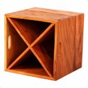 Ver imagem 1 de Adega 12 Garrafas Modelo Caixote 40 cm Madeira Maciça Mhm