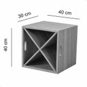 Ver imagem 2 de Adega 12 Garrafas Modelo Caixote 40 cm Madeira Maciça Mhm
