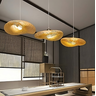 Luminária de Teto Pendente Bambu Natural Iluminação Neutra Gourmet Cozinha Sala Varanda - 5