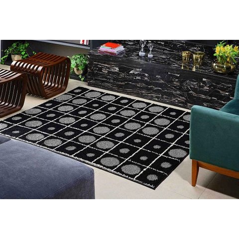 Tapete Sala Quarto Art Preto 1,50 x 2,00 des 08 Antider