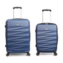 Ver imagem 1 de Conjunto de Malas Berna, em Abs, P/m, 4 Rodas 360° - Azul