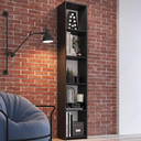 Ver imagem 2 de Estante para Livros Multiuso Organizadora Alta 33cm Funcionale MO050 Art In Móveis - Preto