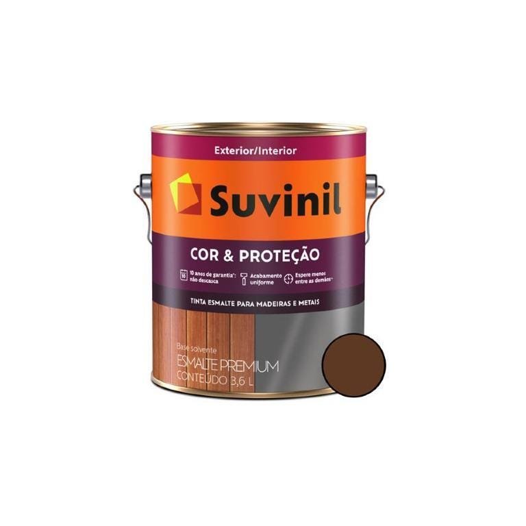 Esmalte Sintético Brilhante 3,6L Tabaco Suvinil