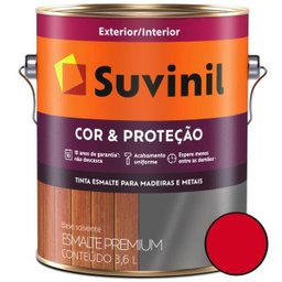 Esmalte Sintético Brilhante 3,6L Vermelho Suvinil - 1