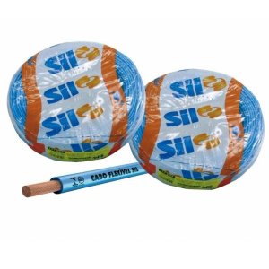Cabo Fio Flexível 16,00mm 750v Azul Rolo com 100 Metros - Sil