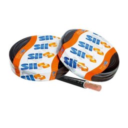 Cabo Fio Flexível 16,00mm 750v Preto Rolo com 100 Metros - Sil - 1