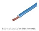 Ver imagem 2 de Cabo Azul de Energia em PVC/Cobre Flex Sil Neutro Rolo 4mm com 100m 750V
