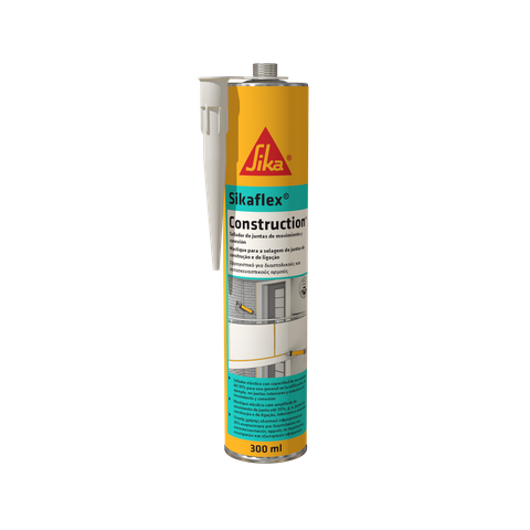 Adesivo Poliuretano (Pu) Sikaflex Construction Cinza 300Ml